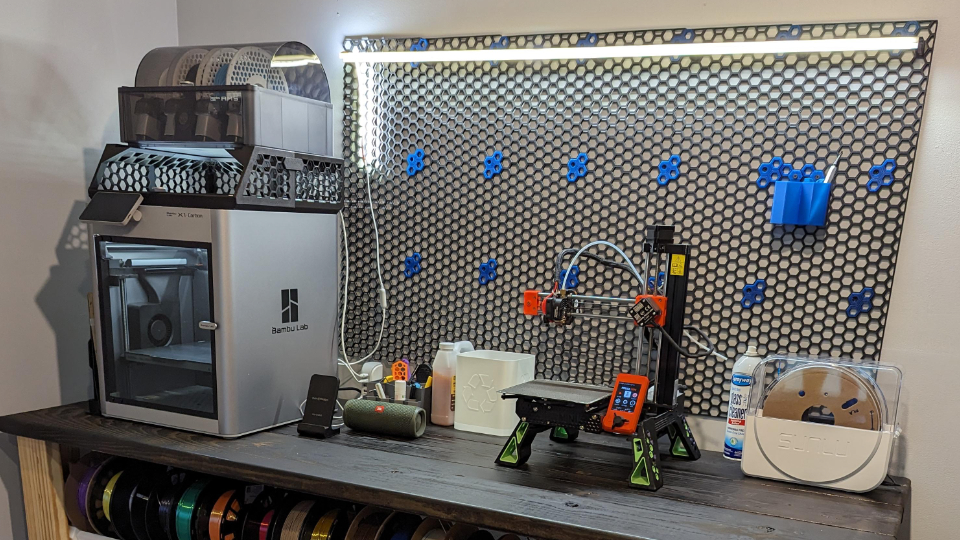 3D printer in garage